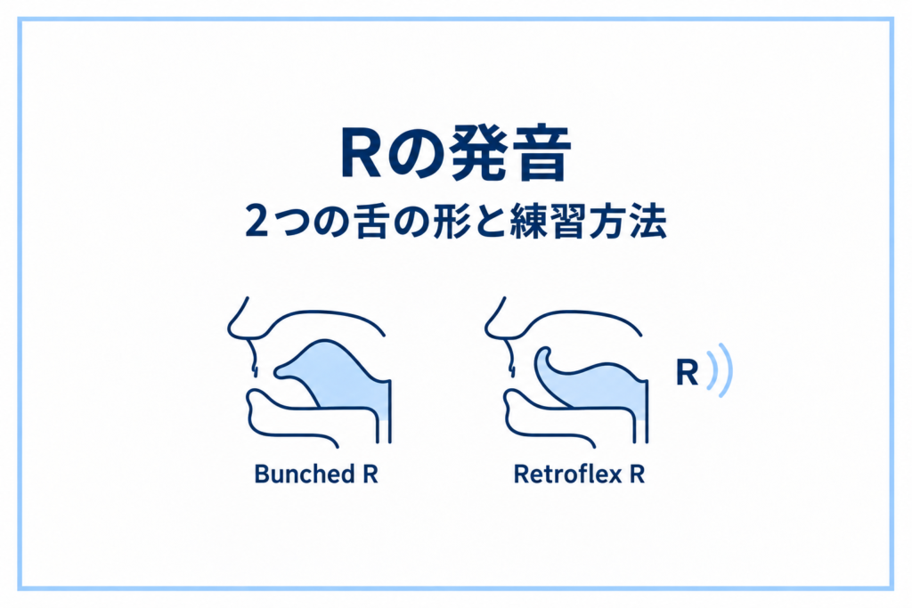 Rの発音を練習しよう｜舌の位置と2つの舌の形をわかりやすく解説